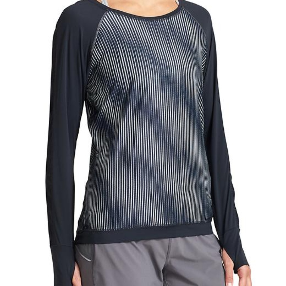 Athleta Mobilize Mesh Long Sleeve Shirt